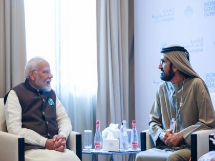PM Modi, Sheikh Mohamed bin Rashid Al Maktoum acknowledge Indian diaspora's contribution to Dubai's evolution into global hub for trade, services, tourism | PM Modi, Sheikh Mohamed bin Rashid Al Maktoum acknowledge Indian diaspora's contribution to Dubai's evolution into global hub for trade, services, tourism PM Modi, Sheikh Mohamed bin Rashid Al Maktoum acknowledge Indian diaspora's contribution to Dubai's evolution into global hub for trade, services, tourism | PM Modi, Sheikh Mohamed bin Rashid Al Maktoum acknowledge Indian diaspora's contribution to Dubai's evolution into global hub for trade, services, tourism