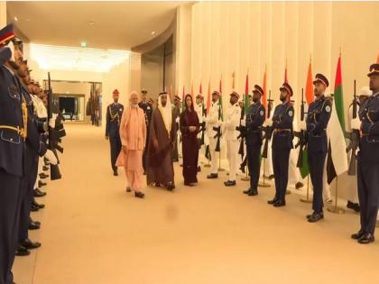 Prime Minister Narendra Modi concludes UAE visit, emplanes for Qatar | Prime Minister Narendra Modi concludes UAE visit, emplanes for Qatar Prime Minister Narendra Modi concludes UAE visit, emplanes for Qatar | Prime Minister Narendra Modi concludes UAE visit, emplanes for Qatar