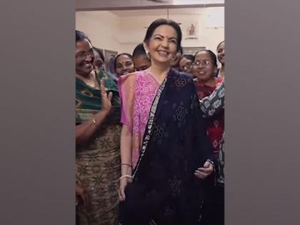 Anant Ambani-Radhika Merchant wedding: Gujarati women artisans commissioned to make special traditional scarves for guests | Anant Ambani-Radhika Merchant wedding: Gujarati women artisans commissioned to make special traditional scarves for guests Anant Ambani-Radhika Merchant wedding: Gujarati women artisans commissioned to make special traditional scarves for guests | Anant Ambani-Radhika Merchant wedding: Gujarati women artisans commissioned to make special traditional scarves for guests