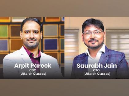 Utkarsh Classes promotes Arpit Pareek as CBO; and Saurabh Jain as CTO | Utkarsh Classes promotes Arpit Pareek as CBO; and Saurabh Jain as CTO Utkarsh Classes promotes Arpit Pareek as CBO; and Saurabh Jain as CTO | Utkarsh Classes promotes Arpit Pareek as CBO; and Saurabh Jain as CTO