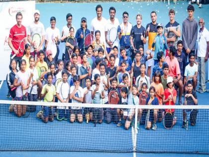 Budding players rub shoulders with top ATP Stars at Bengaluru Open Tennis Clinic | Budding players rub shoulders with top ATP Stars at Bengaluru Open Tennis Clinic Budding players rub shoulders with top ATP Stars at Bengaluru Open Tennis Clinic | Budding players rub shoulders with top ATP Stars at Bengaluru Open Tennis Clinic