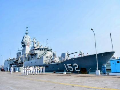 Royal Australian Navy warship docks in Vishakhapatnam, to take part in 'MILAN2024' exercise | Royal Australian Navy warship docks in Vishakhapatnam, to take part in 'MILAN2024' exercise Royal Australian Navy warship docks in Vishakhapatnam, to take part in 'MILAN2024' exercise | Royal Australian Navy warship docks in Vishakhapatnam, to take part in 'MILAN2024' exercise