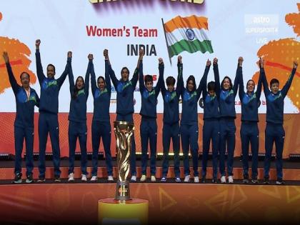 "Will motivate several upcoming athletes": PM Modi lauds Indian women's team for Badminton Asia Team C'ships title win | "Will motivate several upcoming athletes": PM Modi lauds Indian women's team for Badminton Asia Team C'ships title win "Will motivate several upcoming athletes": PM Modi lauds Indian women's team for Badminton Asia Team C'ships title win | "Will motivate several upcoming athletes": PM Modi lauds Indian women's team for Badminton Asia Team C'ships title win