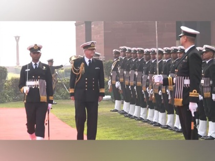 New Zealand Navy Chief Admiral David Proctor receives Guard of Honour in Delhi | New Zealand Navy Chief Admiral David Proctor receives Guard of Honour in Delhi