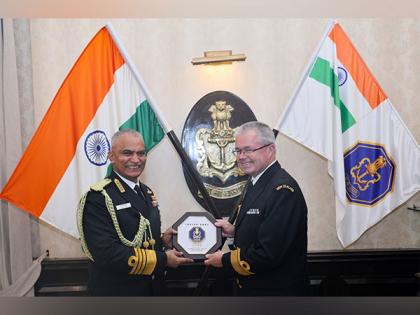 India's Navy chief discusses strengthening bilateral cooperation with his New Zealand counterpart | India's Navy chief discusses strengthening bilateral cooperation with his New Zealand counterpart