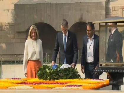Greek PM Kyriakos Mitsotakis and his wife visit Raj Ghat, pay tribute to Mahatma Gandhi | Greek PM Kyriakos Mitsotakis and his wife visit Raj Ghat, pay tribute to Mahatma Gandhi Greek PM Kyriakos Mitsotakis and his wife visit Raj Ghat, pay tribute to Mahatma Gandhi | Greek PM Kyriakos Mitsotakis and his wife visit Raj Ghat, pay tribute to Mahatma Gandhi