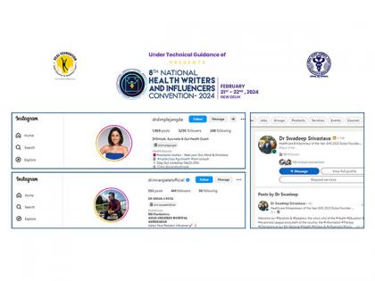 Health Writers' Mahakumbh: NHWIC-2024 Brings Together Top 60 Traditional and 15 Social Media | Health Writers' Mahakumbh: NHWIC-2024 Brings Together Top 60 Traditional and 15 Social Media Health Writers' Mahakumbh: NHWIC-2024 Brings Together Top 60 Traditional and 15 Social Media | Health Writers' Mahakumbh: NHWIC-2024 Brings Together Top 60 Traditional and 15 Social Media