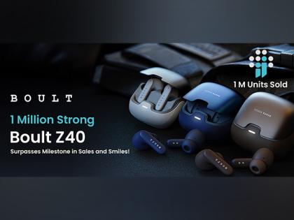BOULT Z40 Achieves Remarkable Milestone. Surpasses 1 Million Sales. Equivalent to Stacking Earbuds as High as 67 Burj Khalifas | BOULT Z40 Achieves Remarkable Milestone. Surpasses 1 Million Sales. Equivalent to Stacking Earbuds as High as 67 Burj Khalifas