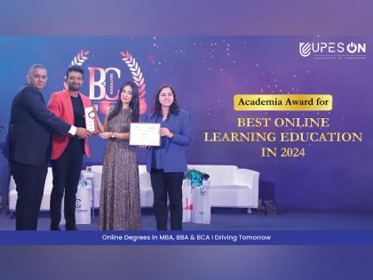 UPES ON Honoured with the Prestigious 'Academia Award for Best Online Learning Education in 2024' | UPES ON Honoured with the Prestigious 'Academia Award for Best Online Learning Education in 2024' UPES ON Honoured with the Prestigious 'Academia Award for Best Online Learning Education in 2024' | UPES ON Honoured with the Prestigious 'Academia Award for Best Online Learning Education in 2024'