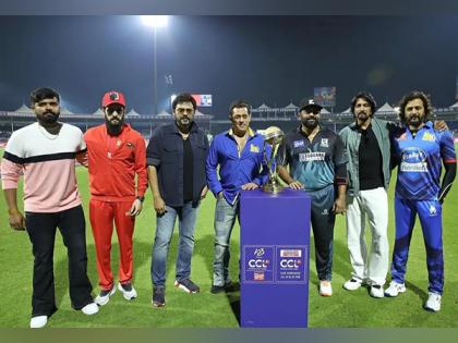 Salman Khan attends CCL 2024 in Sharjah, poses with trophy | Salman Khan attends CCL 2024 in Sharjah, poses with trophy Salman Khan attends CCL 2024 in Sharjah, poses with trophy | Salman Khan attends CCL 2024 in Sharjah, poses with trophy