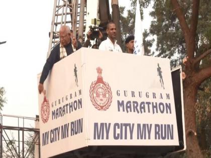 Haryana CM Manohar Lal Khattar, India batter Shikhar Dhawan flag off Gurugram Marathon 2024 | Haryana CM Manohar Lal Khattar, India batter Shikhar Dhawan flag off Gurugram Marathon 2024 Haryana CM Manohar Lal Khattar, India batter Shikhar Dhawan flag off Gurugram Marathon 2024 | Haryana CM Manohar Lal Khattar, India batter Shikhar Dhawan flag off Gurugram Marathon 2024