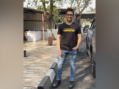Aamir Khan dons 'Mostly Laapataa' T-shirt as he heads for 'Laapataa Ladies' promotions | Aamir Khan dons 'Mostly Laapataa' T-shirt as he heads for 'Laapataa Ladies' promotions