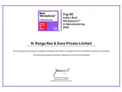 N. Ranga Rao & Sons, Makers of Cycle Pure Agarbathi Celebrated Among Top 50 India's Best Workplaces in Manufacturing 2024 | N. Ranga Rao & Sons, Makers of Cycle Pure Agarbathi Celebrated Among Top 50 India's Best Workplaces in Manufacturing 2024 N. Ranga Rao & Sons, Makers of Cycle Pure Agarbathi Celebrated Among Top 50 India's Best Workplaces in Manufacturing 2024 | N. Ranga Rao & Sons, Makers of Cycle Pure Agarbathi Celebrated Among Top 50 India's Best Workplaces in Manufacturing 2024