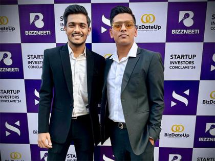 Young Titans Jeet Chandan & Meet Jain Spearhead BizDateUp's $25Mn AIF CAT 1 Fund Announcement at Prestigious Startup Investment Conclave | Young Titans Jeet Chandan & Meet Jain Spearhead BizDateUp's $25Mn AIF CAT 1 Fund Announcement at Prestigious Startup Investment Conclave