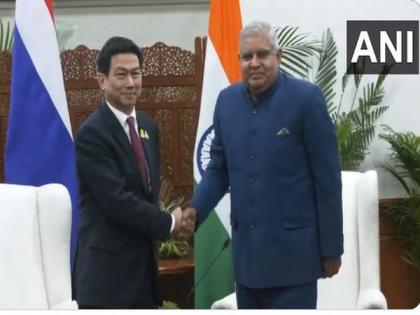 Thailand Deputy PM meets Vice President Dhankhar in national capital | Thailand Deputy PM meets Vice President Dhankhar in national capital Thailand Deputy PM meets Vice President Dhankhar in national capital | Thailand Deputy PM meets Vice President Dhankhar in national capital