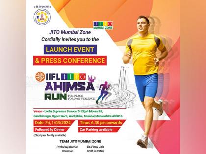 JITO Ahimsa Run 2.0: Setting Records and Promoting Non-Violence | JITO Ahimsa Run 2.0: Setting Records and Promoting Non-Violence