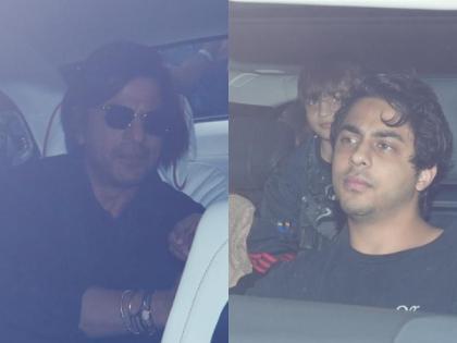 Shah Rukh Khan with family arrives in Jamnagar for Anant Ambani, Radhika Merchant's pre-wedding celebrations | Shah Rukh Khan with family arrives in Jamnagar for Anant Ambani, Radhika Merchant's pre-wedding celebrations Shah Rukh Khan with family arrives in Jamnagar for Anant Ambani, Radhika Merchant's pre-wedding celebrations | Shah Rukh Khan with family arrives in Jamnagar for Anant Ambani, Radhika Merchant's pre-wedding celebrations