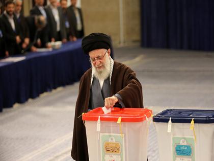 Iran national polls: Supreme leader Khamenei casts vote, says "eyes of people of world on Iran today" | Iran national polls: Supreme leader Khamenei casts vote, says "eyes of people of world on Iran today"