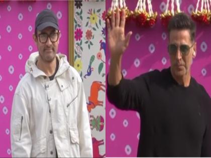 Aamir Khan, Akshay Kumar arrive in Jamnagar for Anant Ambani-Radhika Merchant pre-wedding celebrations | Aamir Khan, Akshay Kumar arrive in Jamnagar for Anant Ambani-Radhika Merchant pre-wedding celebrations Aamir Khan, Akshay Kumar arrive in Jamnagar for Anant Ambani-Radhika Merchant pre-wedding celebrations | Aamir Khan, Akshay Kumar arrive in Jamnagar for Anant Ambani-Radhika Merchant pre-wedding celebrations