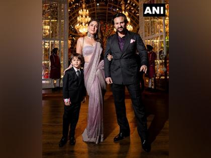 Kareena Kapoor, Saif Ali Khan with Taimur add royal touch at Anant Ambani, Radhika Merchant's pre-wedding celebrations | Kareena Kapoor, Saif Ali Khan with Taimur add royal touch at Anant Ambani, Radhika Merchant's pre-wedding celebrations