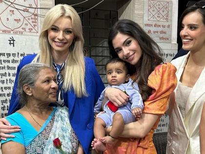 This is what Miss World Karolina Bielawska did during her Nagpur visit | This is what Miss World Karolina Bielawska did during her Nagpur visit