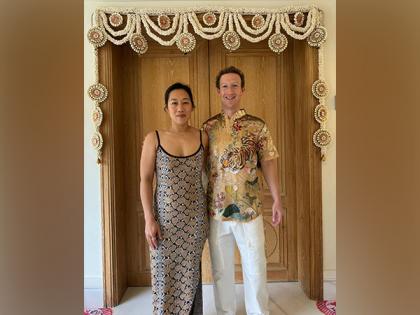 Mark Zuckerberg, wife Priscilla Chan ready for day 2 of Anant, Radhika's pre-wedding festivities in jungle themed outfits | Mark Zuckerberg, wife Priscilla Chan ready for day 2 of Anant, Radhika's pre-wedding festivities in jungle themed outfits