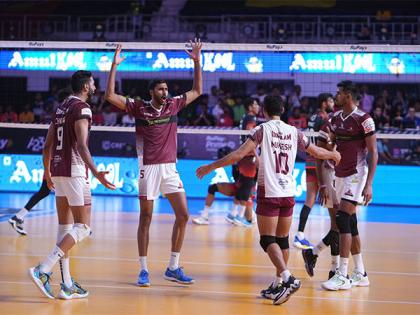PVL: Calicut Heroes beat Hyderabad Black Hawks in straight sets | PVL: Calicut Heroes beat Hyderabad Black Hawks in straight sets