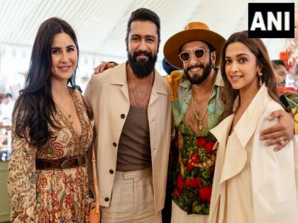 Deepika-Ranveer, Katrina-Vicky all smile as they pose together at Anant-Radhika's jungle-themed pre-wedding bash | Deepika-Ranveer, Katrina-Vicky all smile as they pose together at Anant-Radhika's jungle-themed pre-wedding bash Deepika-Ranveer, Katrina-Vicky all smile as they pose together at Anant-Radhika's jungle-themed pre-wedding bash | Deepika-Ranveer, Katrina-Vicky all smile as they pose together at Anant-Radhika's jungle-themed pre-wedding bash