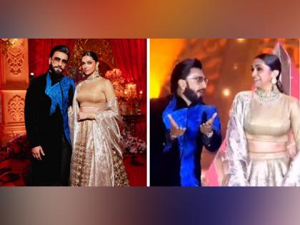 Deepika shakes a leg with Ranveer on 'Gallan Goodiyaan' song at Anant-Radhika's pre wedding bash day 2 | Deepika shakes a leg with Ranveer on 'Gallan Goodiyaan' song at Anant-Radhika's pre wedding bash day 2