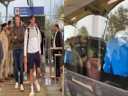 Team India, England arrive at Kangra airport ahead of 5th Test in Dharamshala | Team India, England arrive at Kangra airport ahead of 5th Test in Dharamshala