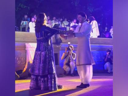 SRK-Gauri Khan groove to 'Main Yahaan Hoon' at Anant-Radhika's pre-wedding festivities | SRK-Gauri Khan groove to 'Main Yahaan Hoon' at Anant-Radhika's pre-wedding festivities SRK-Gauri Khan groove to 'Main Yahaan Hoon' at Anant-Radhika's pre-wedding festivities | SRK-Gauri Khan groove to 'Main Yahaan Hoon' at Anant-Radhika's pre-wedding festivities