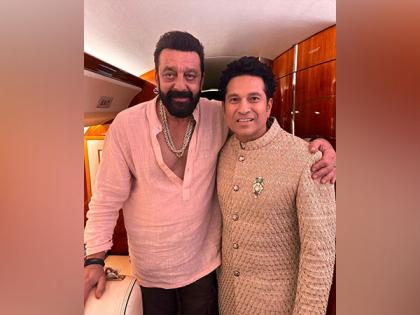 "You are a legend": Sanjay Dutt poses with Sachin Tendulkar after attending Anant Ambani's pre-wedding bash | "You are a legend": Sanjay Dutt poses with Sachin Tendulkar after attending Anant Ambani's pre-wedding bash "You are a legend": Sanjay Dutt poses with Sachin Tendulkar after attending Anant Ambani's pre-wedding bash | "You are a legend": Sanjay Dutt poses with Sachin Tendulkar after attending Anant Ambani's pre-wedding bash