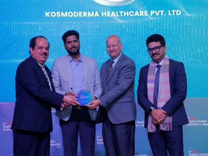 Kosmoderma Healthcare Clinches Best Cosmetic Dermatology Brand of the Year at IHW Digital Health Awards 2024 | Kosmoderma Healthcare Clinches Best Cosmetic Dermatology Brand of the Year at IHW Digital Health Awards 2024