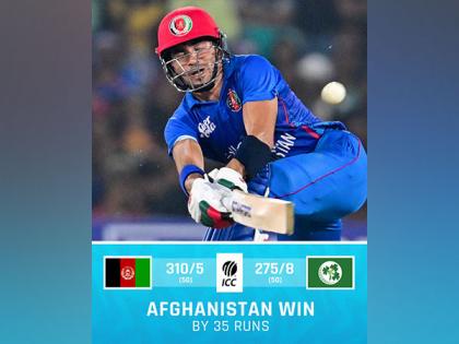 Gurbaz, Farooqi guide Afghanistan to victory over Ireland by 35 runs | Gurbaz, Farooqi guide Afghanistan to victory over Ireland by 35 runs