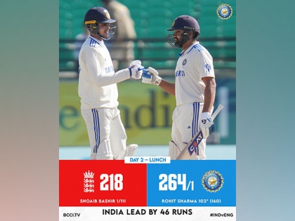 Rohit, Gill give upper hand to India over England at Day 2 Lunch | Rohit, Gill give upper hand to India over England at Day 2 Lunch