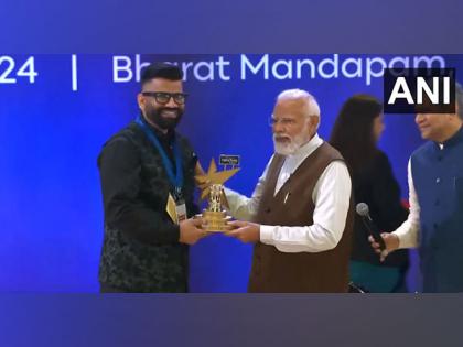Prime Minister Modi honors Gaurav Chaudhary and Drew Hicks at National Creators Award | Prime Minister Modi honors Gaurav Chaudhary and Drew Hicks at National Creators Award Prime Minister Modi honors Gaurav Chaudhary and Drew Hicks at National Creators Award | Prime Minister Modi honors Gaurav Chaudhary and Drew Hicks at National Creators Award