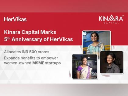 Kinara Capital Marks 5th Anniversary of HerVikas with New Allocation of Rs 500 Crores Fund & Expanded Benefits Aimed to Empower More Women-owned MSME Startups | Kinara Capital Marks 5th Anniversary of HerVikas with New Allocation of Rs 500 Crores Fund & Expanded Benefits Aimed to Empower More Women-owned MSME Startups Kinara Capital Marks 5th Anniversary of HerVikas with New Allocation of Rs 500 Crores Fund & Expanded Benefits Aimed to Empower More Women-owned MSME Startups | Kinara Capital Marks 5th Anniversary of HerVikas with New Allocation of Rs 500 Crores Fund & Expanded Benefits Aimed to Empower More Women-owned MSME Startups