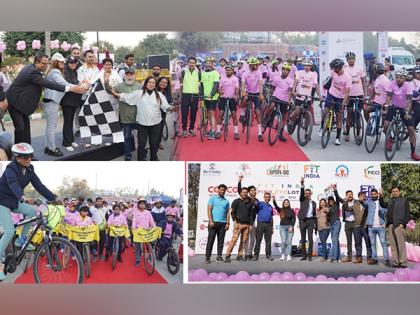 Painted the paths of Capitol in Pink! Fit India Pink Cyclothon-2024 | Painted the paths of Capitol in Pink! Fit India Pink Cyclothon-2024 Painted the paths of Capitol in Pink! Fit India Pink Cyclothon-2024 | Painted the paths of Capitol in Pink! Fit India Pink Cyclothon-2024