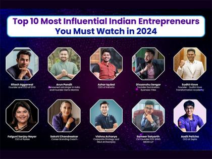Top 10 Most Influential Indian Entrepreneurs You Must Watch in 2024 | Top 10 Most Influential Indian Entrepreneurs You Must Watch in 2024 Top 10 Most Influential Indian Entrepreneurs You Must Watch in 2024 | Top 10 Most Influential Indian Entrepreneurs You Must Watch in 2024