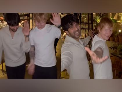 Ed Sheeran grooves to 'Butta Bomma' with Armaan Malik, recreates SRK's signature pose | Ed Sheeran grooves to 'Butta Bomma' with Armaan Malik, recreates SRK's signature pose Ed Sheeran grooves to 'Butta Bomma' with Armaan Malik, recreates SRK's signature pose | Ed Sheeran grooves to 'Butta Bomma' with Armaan Malik, recreates SRK's signature pose