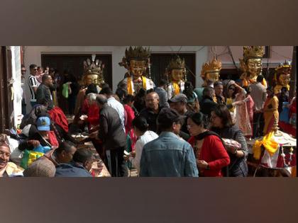 Buddhists bring 140 Buddha statues to celebrate Samyak Mahadan festival in Kathmandu | Buddhists bring 140 Buddha statues to celebrate Samyak Mahadan festival in Kathmandu