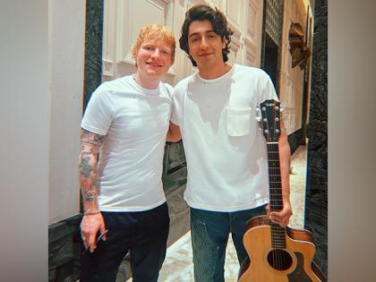 Ahaan Panday gets his guitar "bless-Ed" with autograph by Ed Sheeran, says "been prepping on this for my debut film" | Ahaan Panday gets his guitar "bless-Ed" with autograph by Ed Sheeran, says "been prepping on this for my debut film"