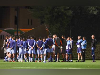 Indian football team leaves for Saudi Arabia to play World Cup qualifiers | Indian football team leaves for Saudi Arabia to play World Cup qualifiers Indian football team leaves for Saudi Arabia to play World Cup qualifiers | Indian football team leaves for Saudi Arabia to play World Cup qualifiers