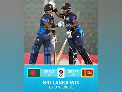 Nissanka's ton guides Sri Lanka to victory over Bangladesh by 3 wickets | Nissanka's ton guides Sri Lanka to victory over Bangladesh by 3 wickets