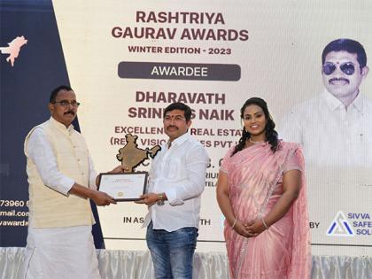 Dr. Srinivas Naik Dharavath Honored with Rashtriya Gaurav Puraskar 2023 by the Government of Telangana for Exemplary Contributions to Real Estate and Social Welfare | Dr. Srinivas Naik Dharavath Honored with Rashtriya Gaurav Puraskar 2023 by the Government of Telangana for Exemplary Contributions to Real Estate and Social Welfare Dr. Srinivas Naik Dharavath Honored with Rashtriya Gaurav Puraskar 2023 by the Government of Telangana for Exemplary Contributions to Real Estate and Social Welfare | Dr. Srinivas Naik Dharavath Honored with Rashtriya Gaurav Puraskar 2023 by the Government of Telangana for Exemplary Contributions to Real Estate and Social Welfare