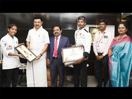 Germany IKA Culinary Olympic 2024 Gold medal winner Shreya Aneesh Met Chief Minister M.K.Stalin on her achievement in Display & Live Carving Category | Germany IKA Culinary Olympic 2024 Gold medal winner Shreya Aneesh Met Chief Minister M.K.Stalin on her achievement in Display & Live Carving Category Germany IKA Culinary Olympic 2024 Gold medal winner Shreya Aneesh Met Chief Minister M.K.Stalin on her achievement in Display & Live Carving Category | Germany IKA Culinary Olympic 2024 Gold medal winner Shreya Aneesh Met Chief Minister M.K.Stalin on her achievement in Display & Live Carving Category