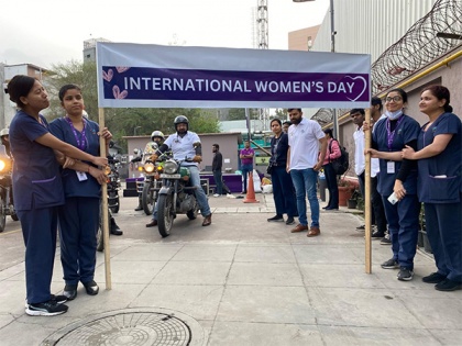 Madhukar Rainbow Children's Hospital Organized a Bike Rally on the Occasion of International Women's Day 2024 | Madhukar Rainbow Children's Hospital Organized a Bike Rally on the Occasion of International Women's Day 2024