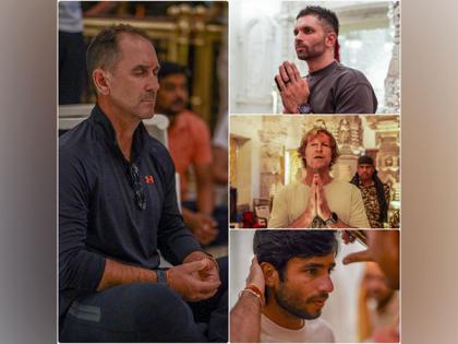 LSG spinner Keshav Maharaj offer prayers at Ram Mandir in Ayodhya ahead of IPL 2024 | LSG spinner Keshav Maharaj offer prayers at Ram Mandir in Ayodhya ahead of IPL 2024