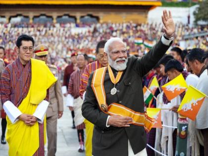 "I dedicate it to 140 crore people of India": PM Modi after receiving Bhutan's top honour | "I dedicate it to 140 crore people of India": PM Modi after receiving Bhutan's top honour "I dedicate it to 140 crore people of India": PM Modi after receiving Bhutan's top honour | "I dedicate it to 140 crore people of India": PM Modi after receiving Bhutan's top honour