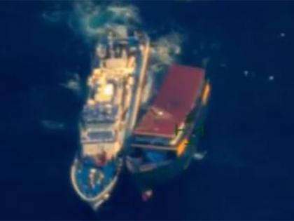 Philippines accuses Chinese coastguard of firing water cannons at supply boats | Philippines accuses Chinese coastguard of firing water cannons at supply boats